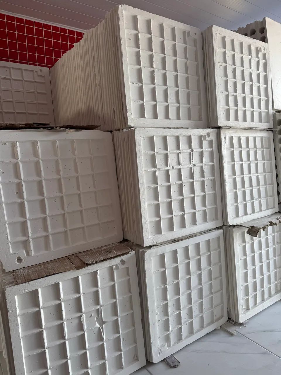 Gesso Direto da Fábrica- Placas, Blocos e Roda-Teto - Foto 2