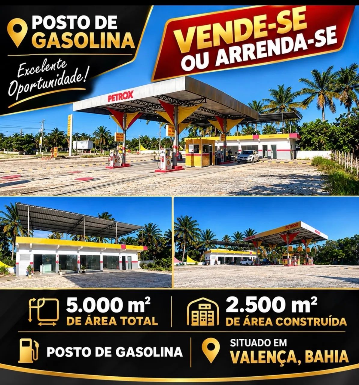 Vendo ou arrendo posto Petrox 