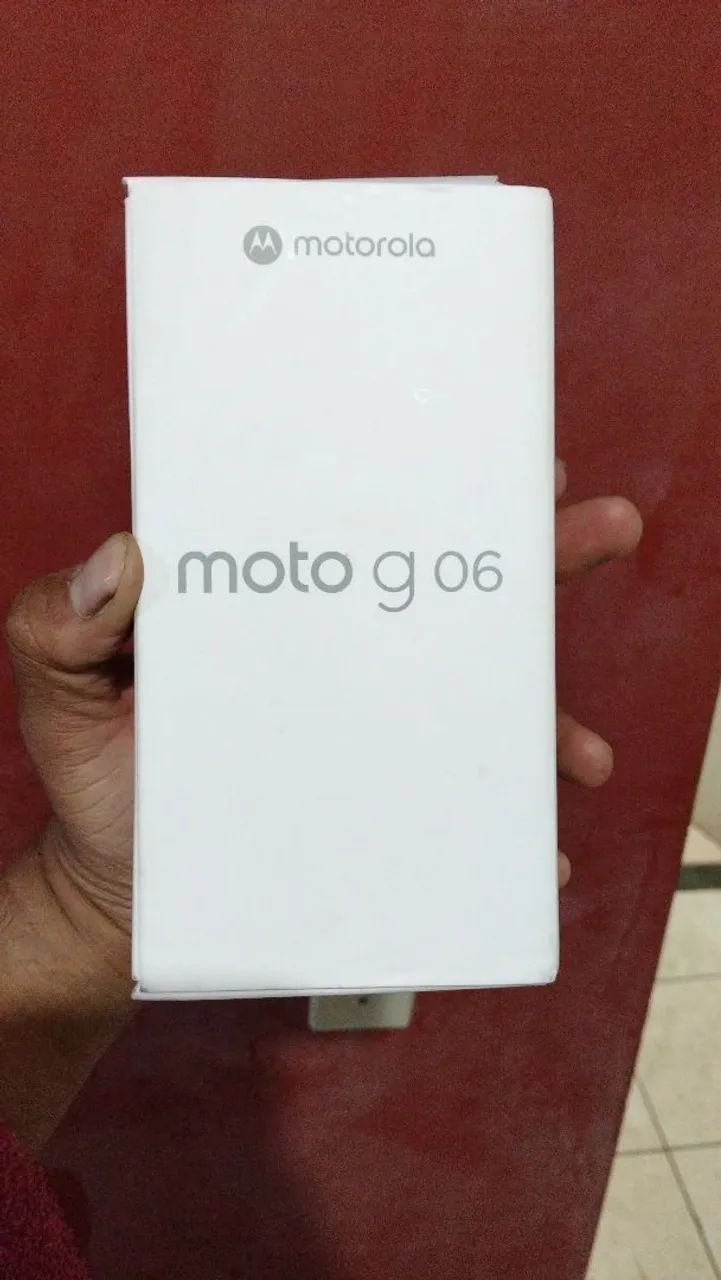 Moto g06 novo zero