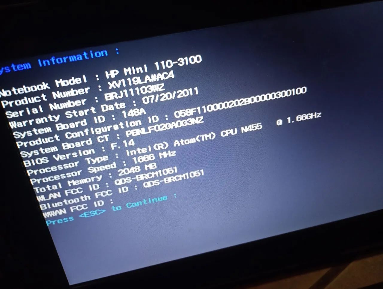 Netbook Hp mini funcionando  - Foto 2