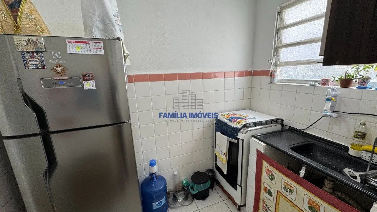 Apartamento à venda Kitnet sala living com vaga José menino Santos - Foto 15