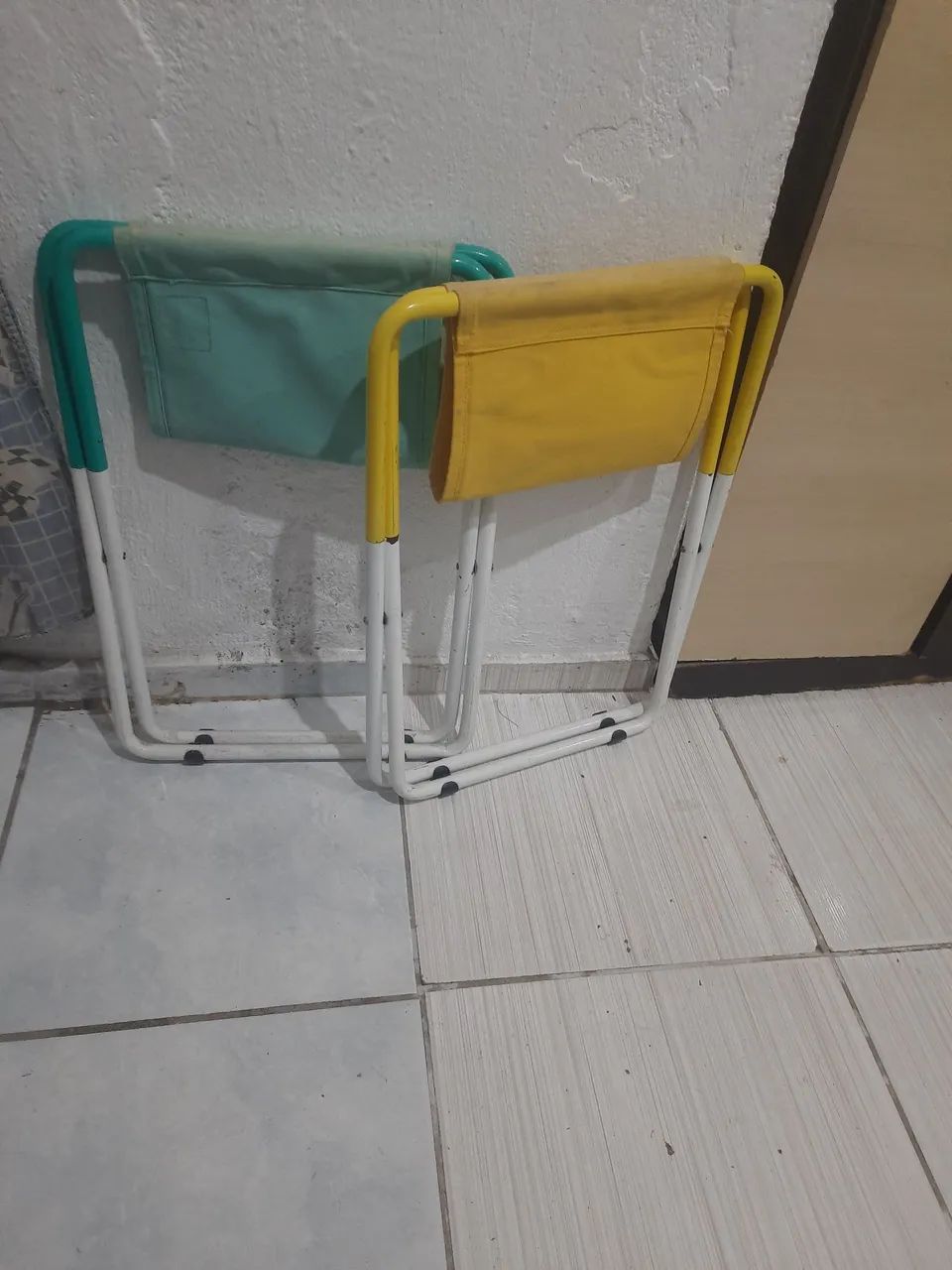 Duas cadeira dobravel  - Foto 3
