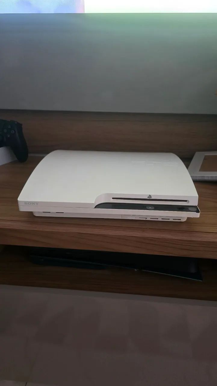Ps3 slim branco 1 tera  - Foto 2