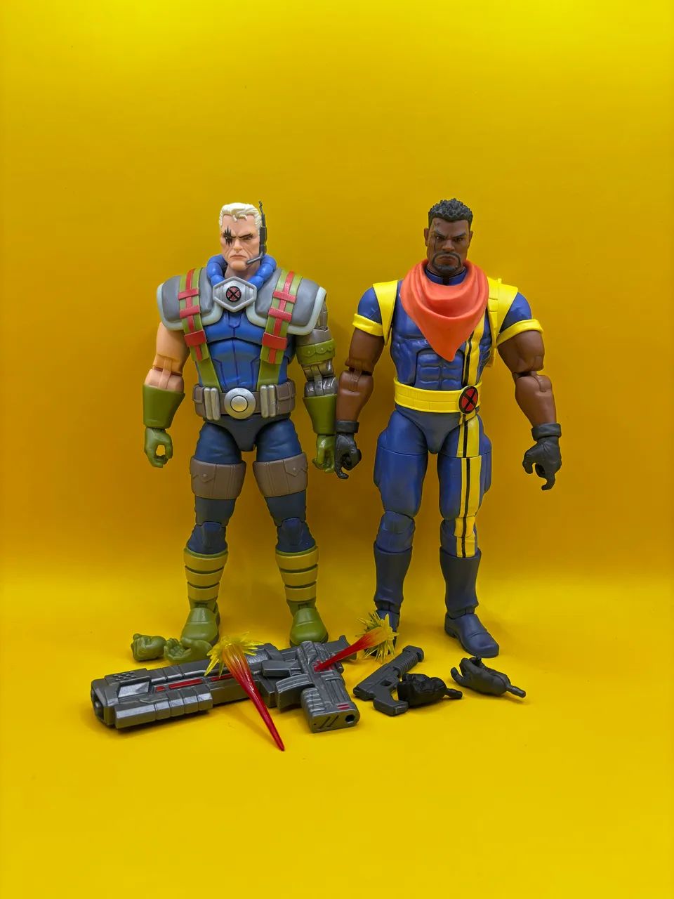 Marvel Legends x-men 97 Cable e Bishop 