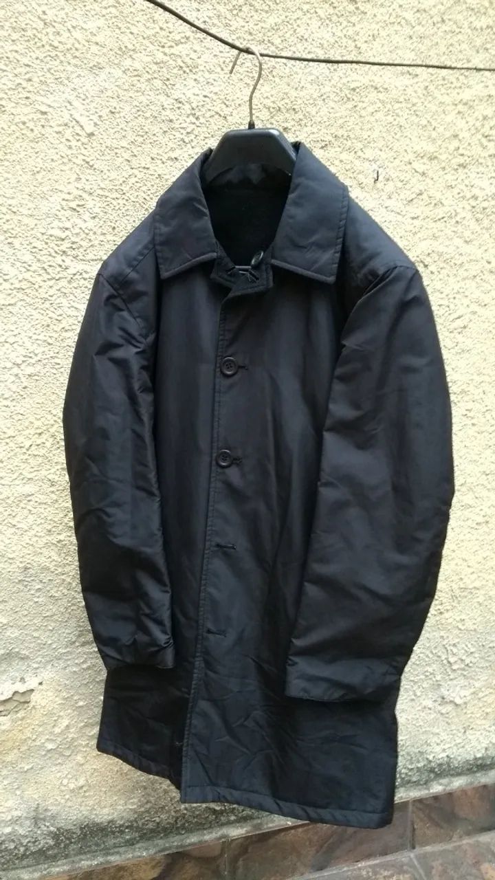 Sobretudo masculino preto dupla face  - Foto 4