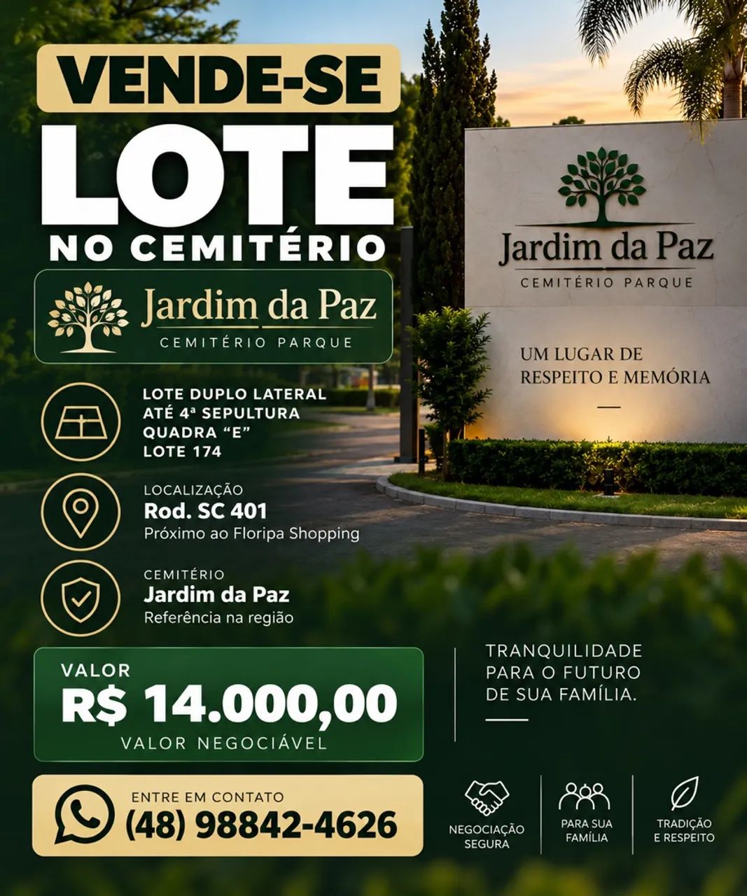 Terreno Jardim da Paz 