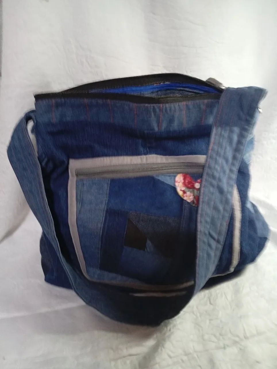 Bolsa.  Maravilhosa em jeans 