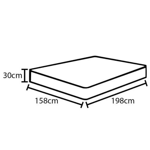 Colchão Queen Castor Premium Branco/Bege - Foto 4