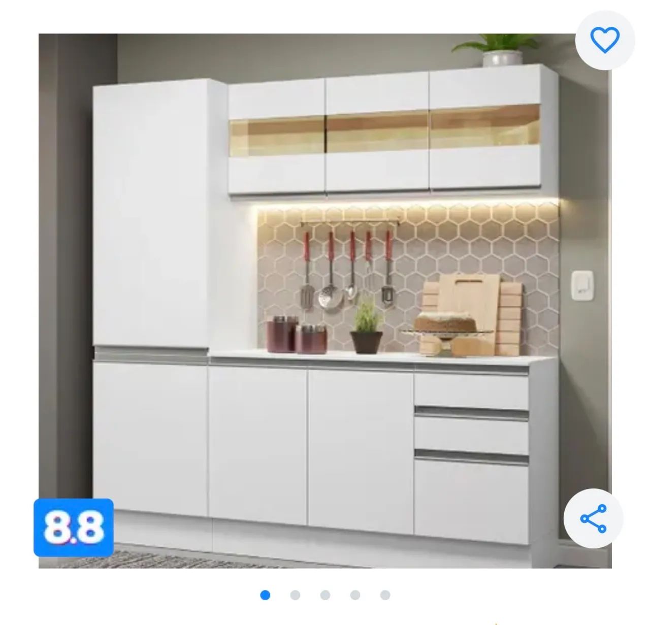 Armário de cozinha modular completo  - Foto 4