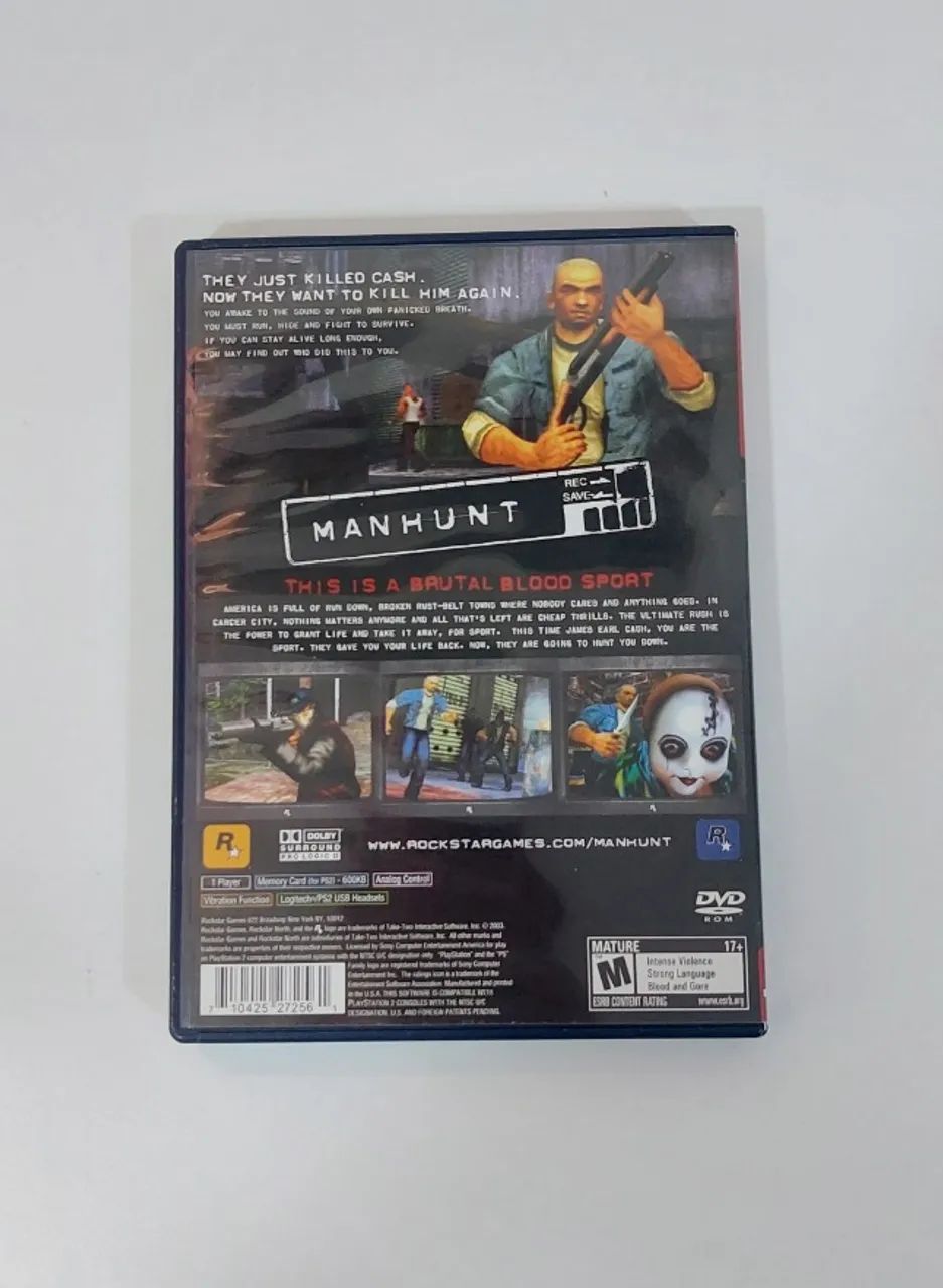 Manhunt - PS2 Original Completo - Foto 2