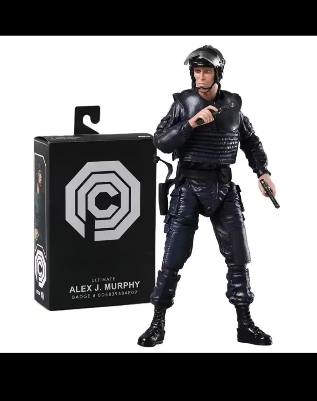 Boneco robocop Alex murphy neca action figure policial filme
