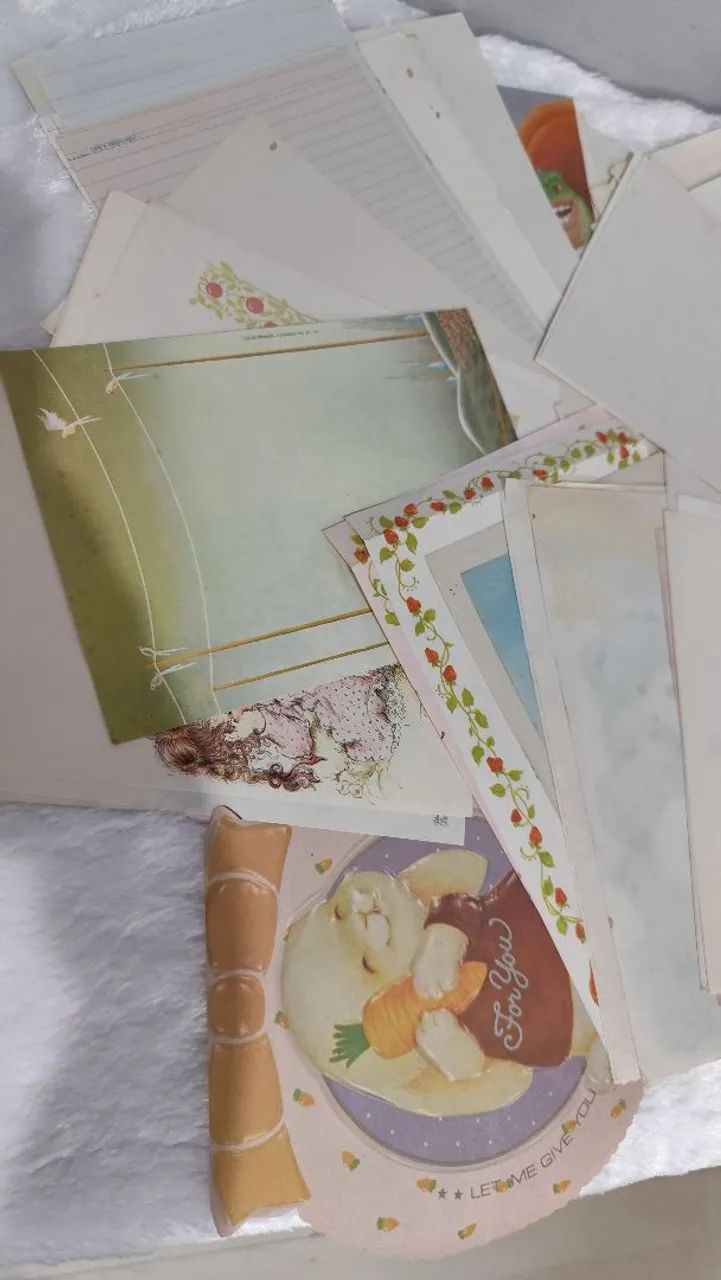 Lote de Papéis de Carta Antigos e Vintage - Alguns com Envelope - Foto 3