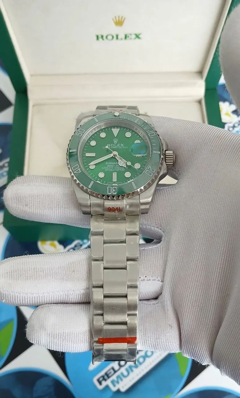 Relógio RLX SUBMARINER hulk - Foto 5