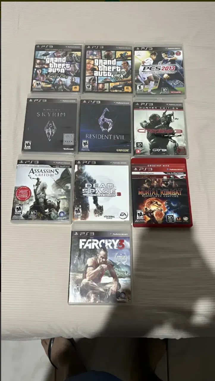 Lote Jogos Ps3 10 jgs