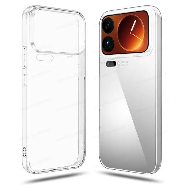 Capa TPU Transparente Fina Para Xiaomi 17 Pro Max