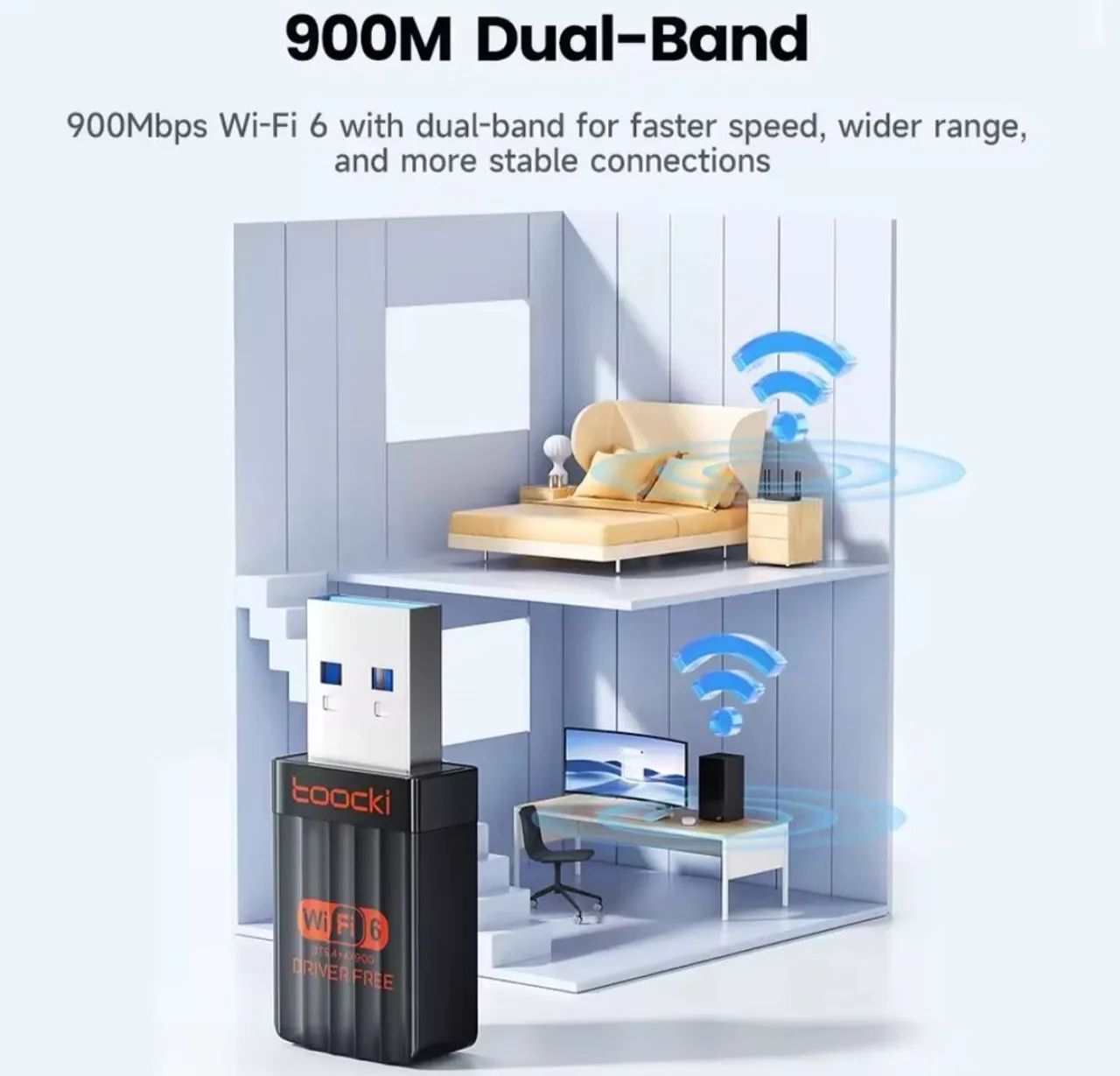 Receptor wifi 6 dual band - Foto 3