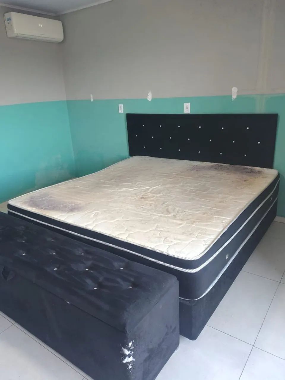Cama casal queem