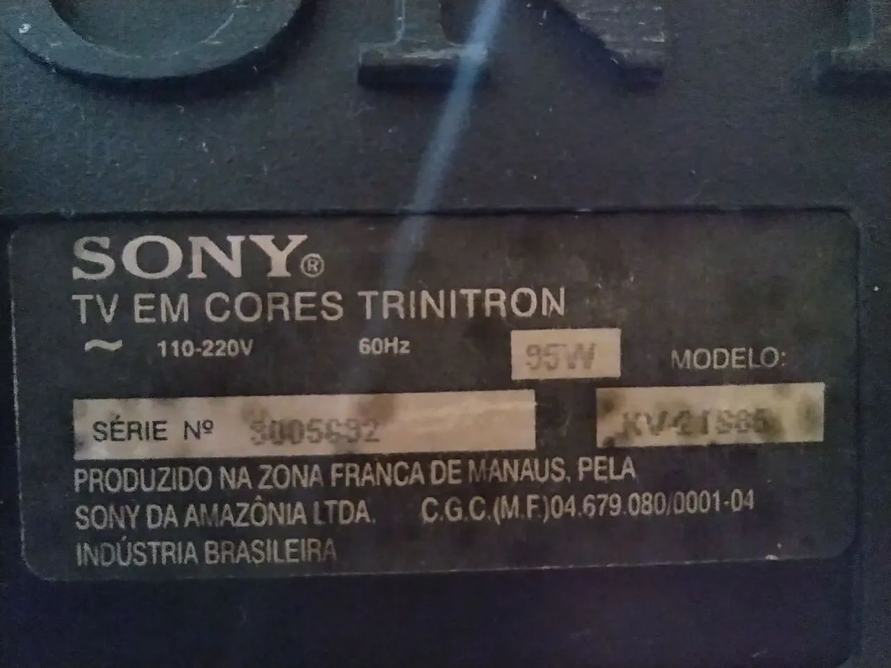 TV Sony Trinitron 21 polegadas  - Foto 3
