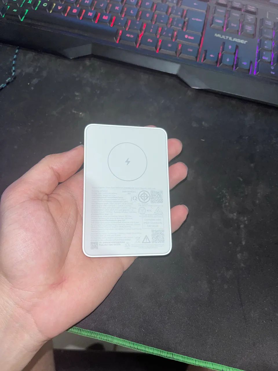 Power Bank Magnético Wireless 5000mAh - Portátil e Compacto - Foto 2