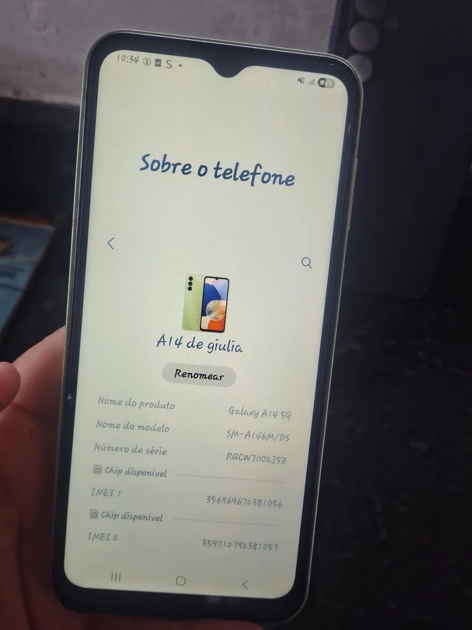 Vendo celular A14  128 gb - Foto 2