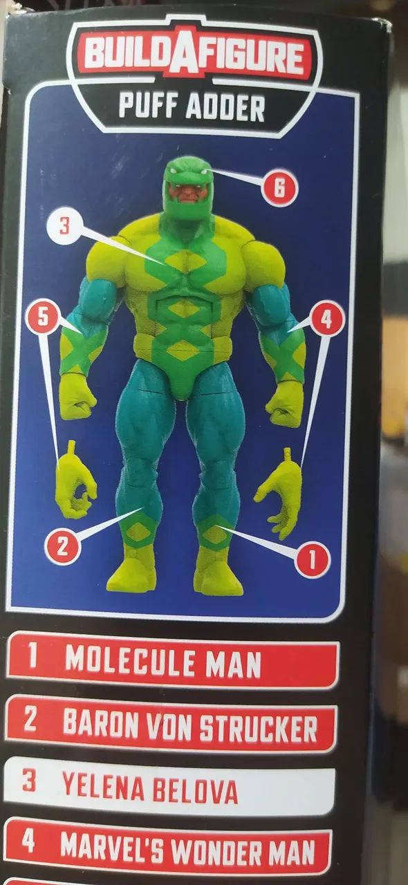 puff adder baf marvel legends ( yelena belova ) urutu peça BAF marvel legends - Foto 2