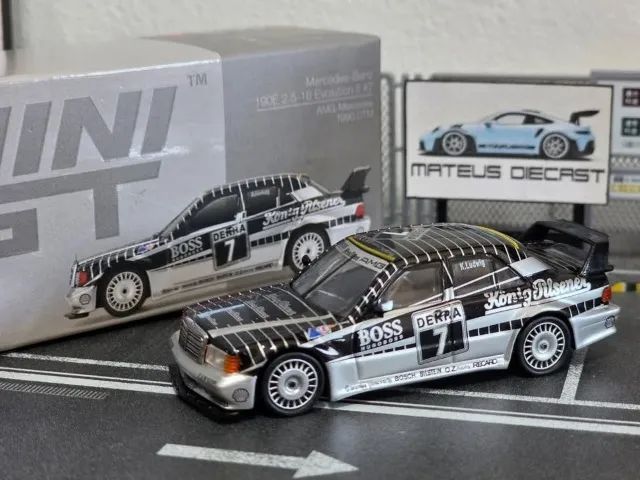 ミニカー Mercedes-Benz 190 E 2.5-16 Evolution II Mercedes-Benz 190E 2.5-16 Evolution II #7 - MiniGT - Brinquedos e