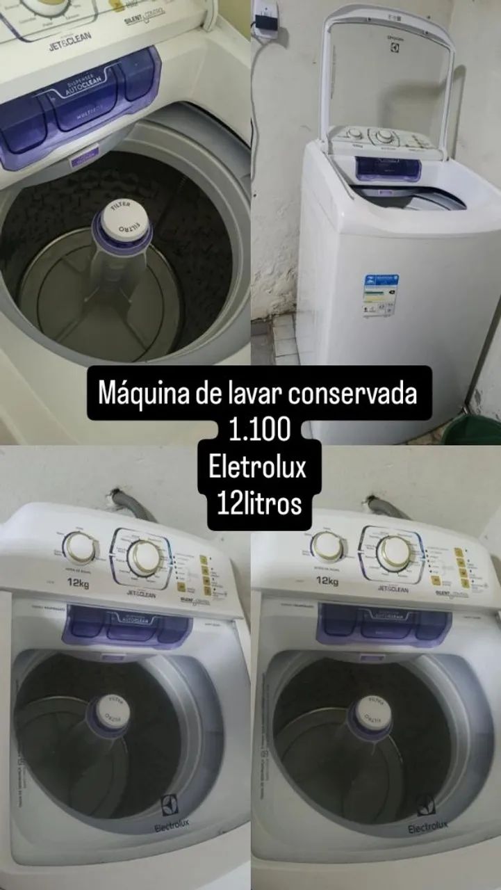Máquina de lavar Eletrolux 12kl conservada