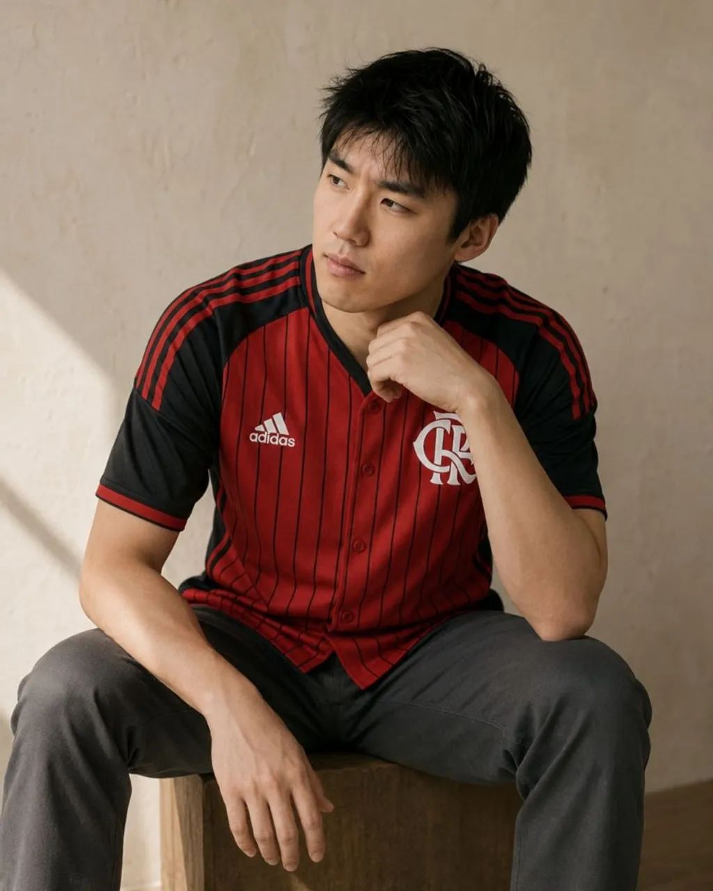Camisa do Flamengo estilo Baseball (G e GG) - Foto 2