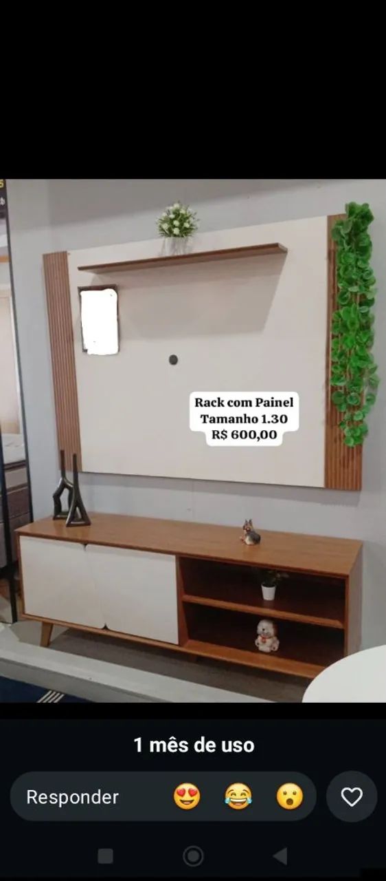 Rack com painel 