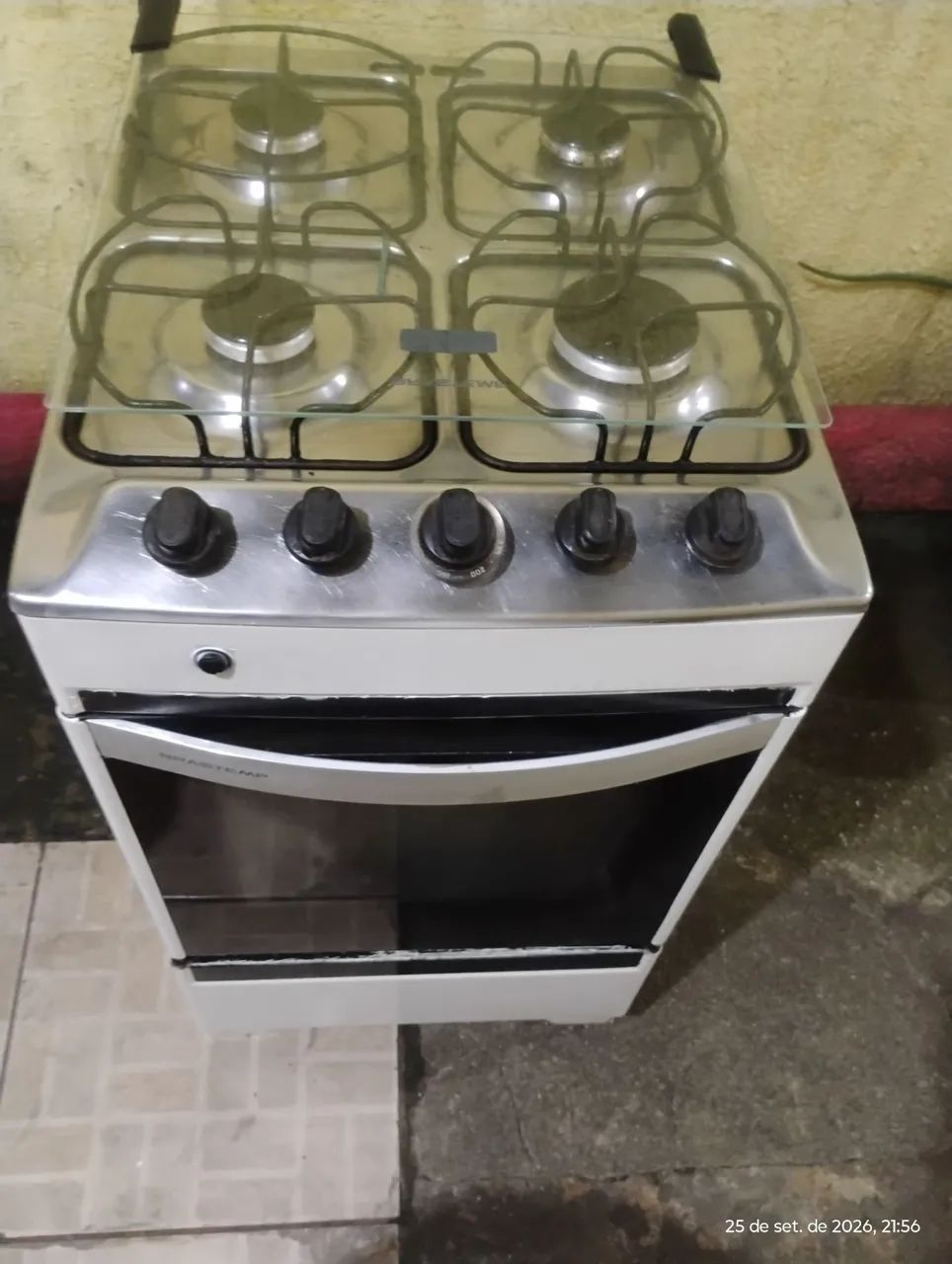 Fogão 4 bocas brastemp