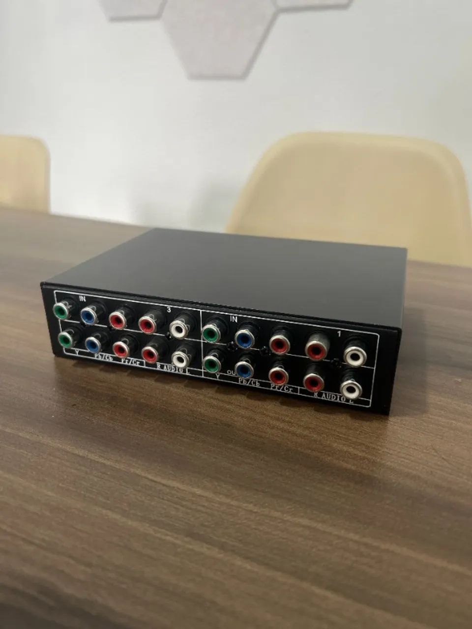 Switcher HUB de video componente para PS2 Wii Xbox DVD - NOVO