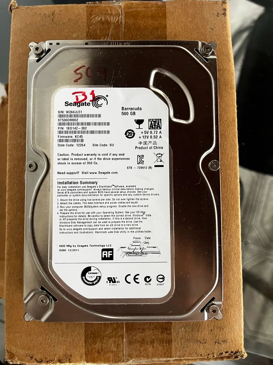 HD 500GB SEAGATE PARA PC E DESKTOP