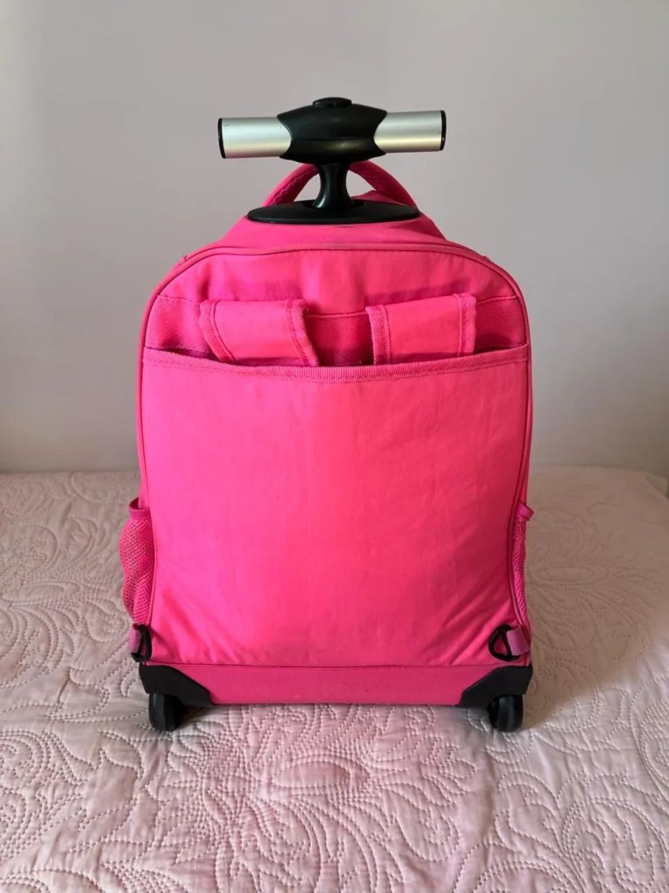 Mochila de Rodinhas Paul Frank Pink (Original) - Foto 4