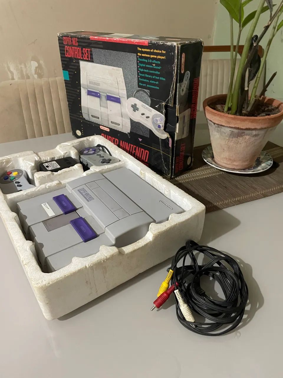 Super Nintendo completo com caixa e funcionando  - Foto 5
