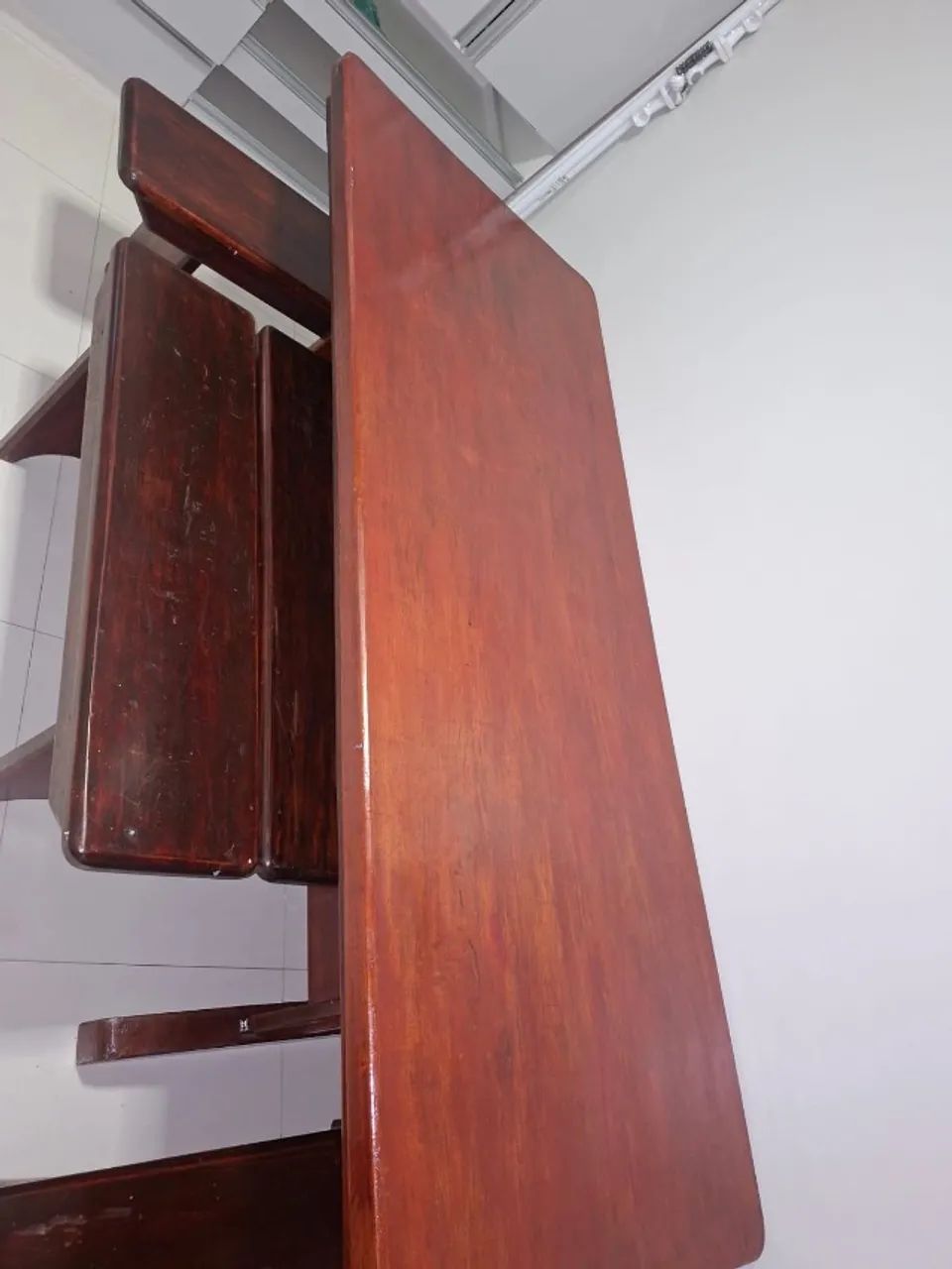 Mesa de Madeira Grande de 10 Lugares  - Foto 4