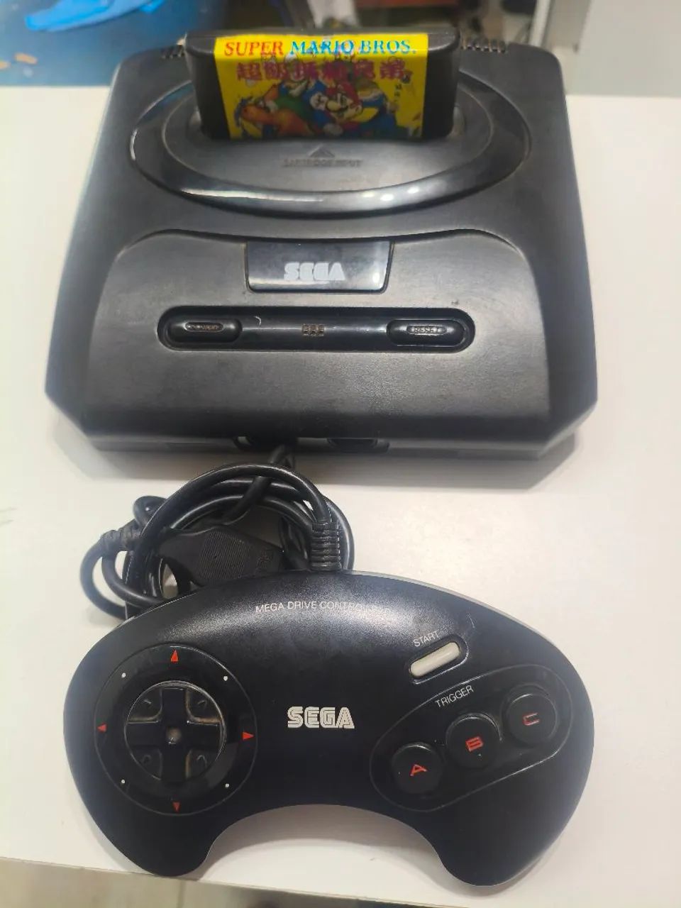 Mega drive 3 TEC toy com jogo do super Mario hack !!