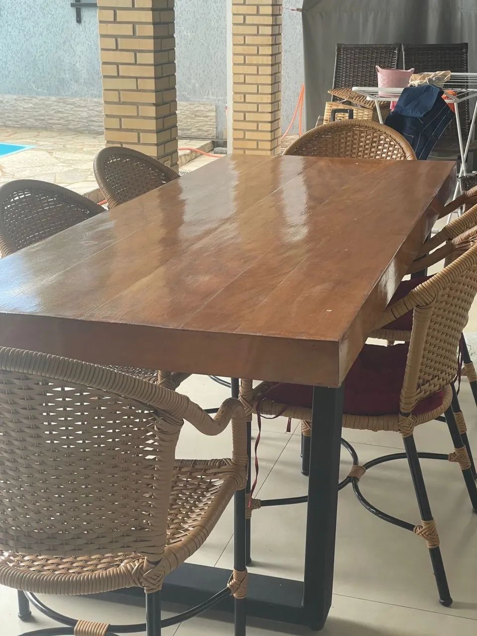 Mesa Estilo industrial com 6 poltronas  - Foto 2