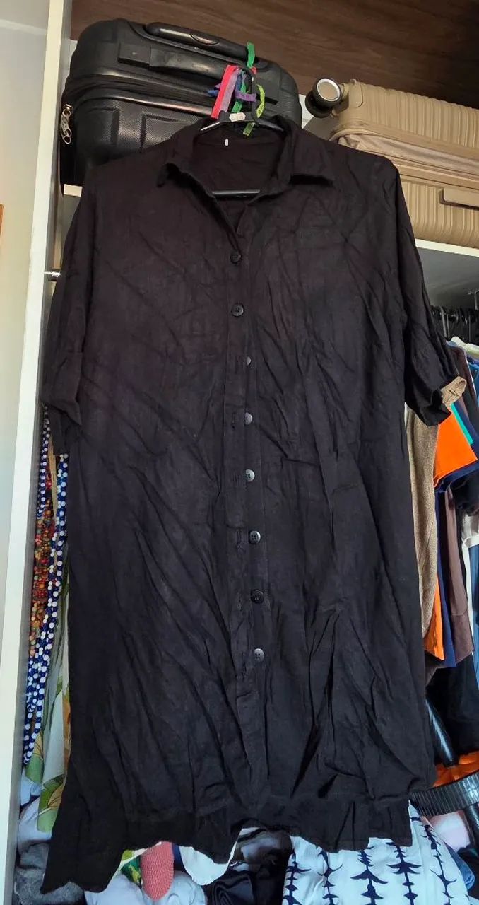 Camisão G (bom para colocar em cima de roupa de academia)