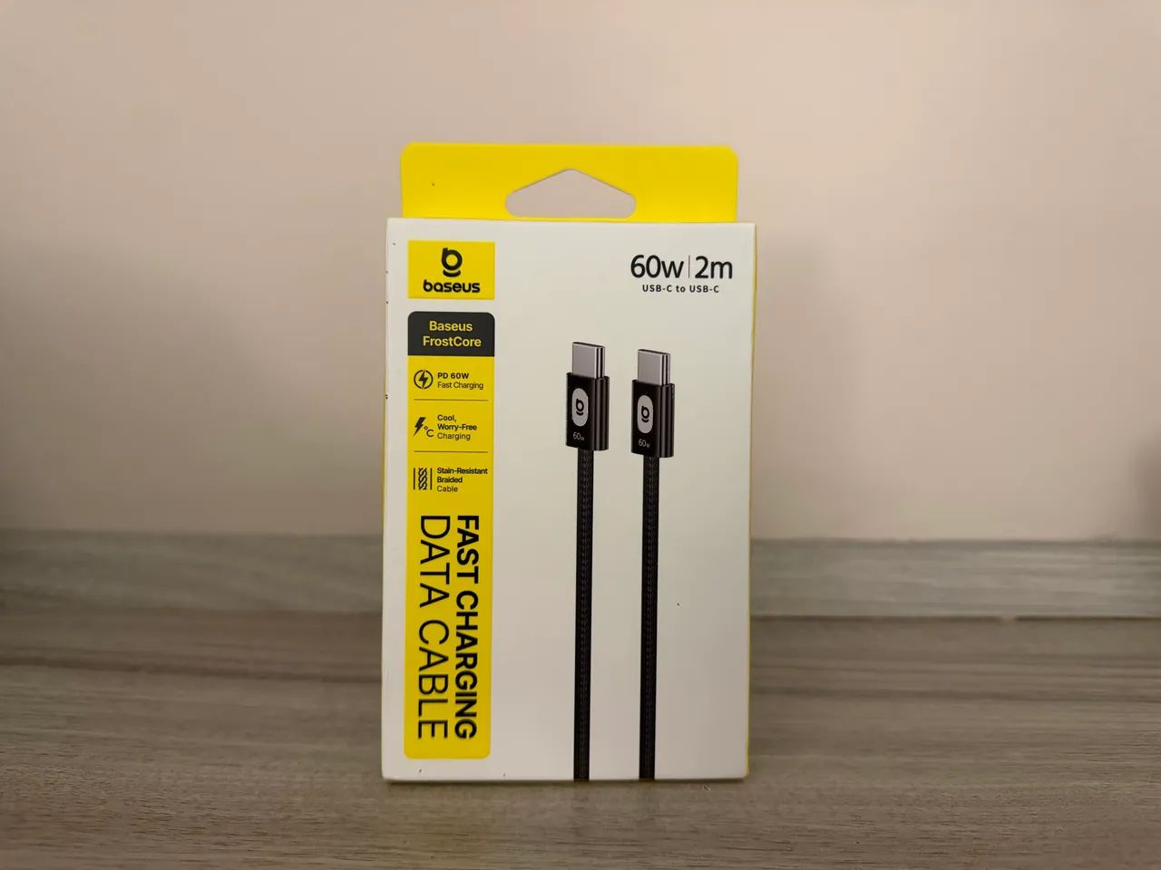 Cabo Baseus usb-c para usb-c