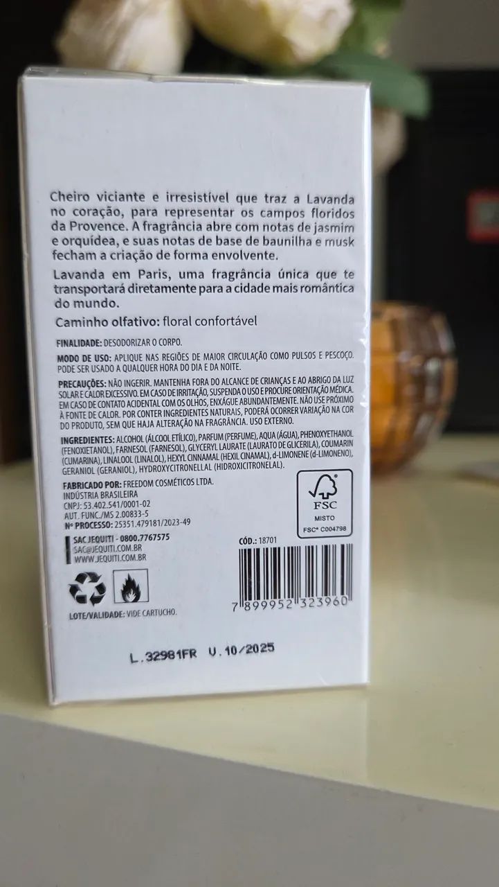 LAVANDA IN PARIS JEQUITI 45ML - Foto 2