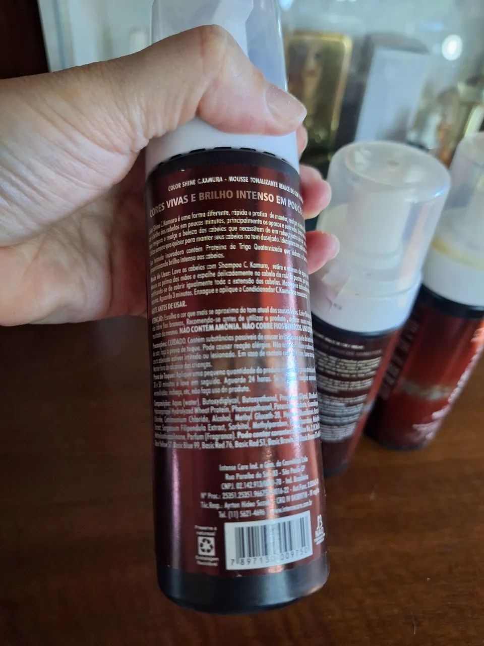 Espuma tonalizante para reavivar a cor - Foto 2