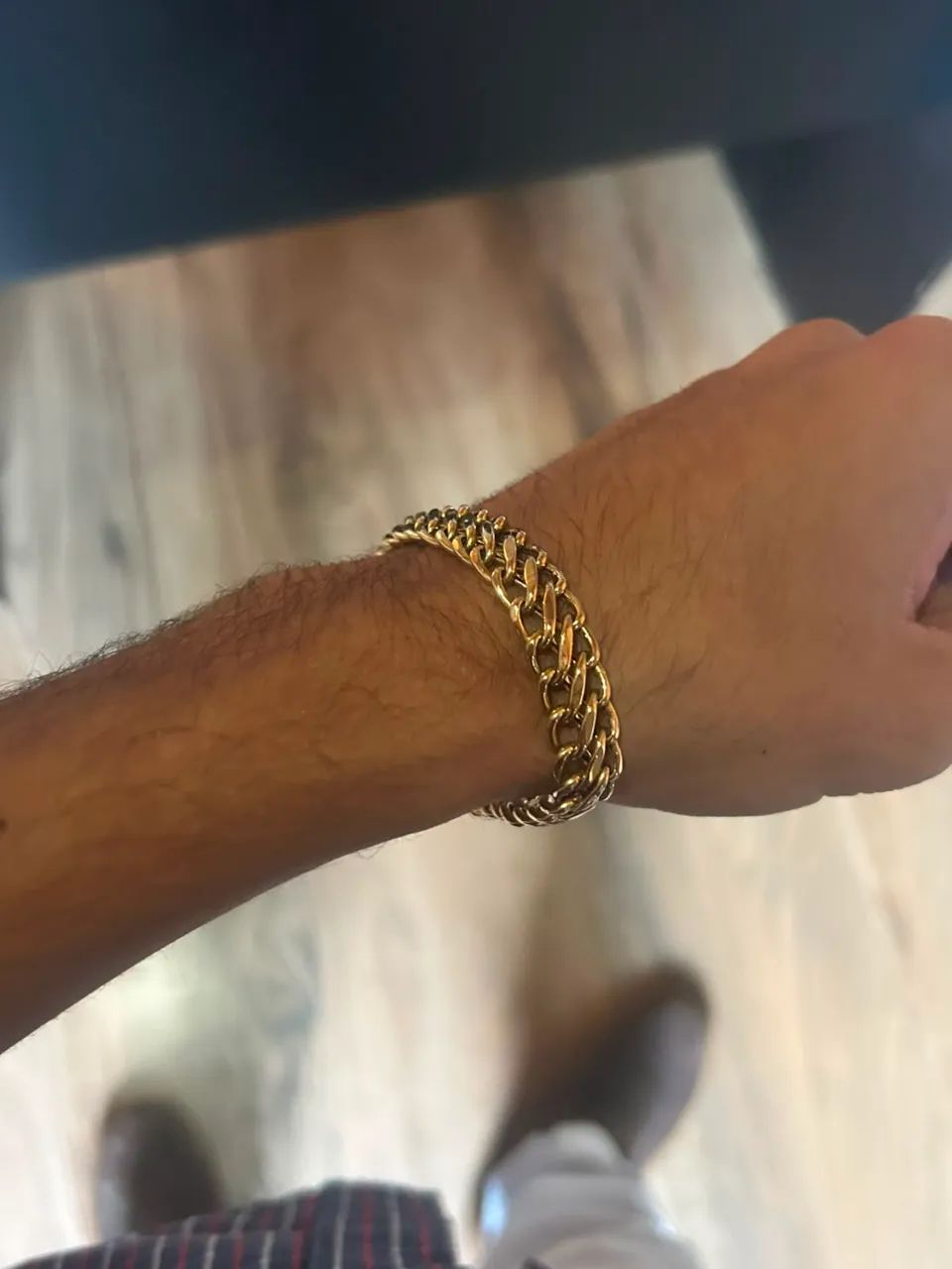 Pulseira ouro 18k lacraia 13,3g / sem defesa  - Foto 2
