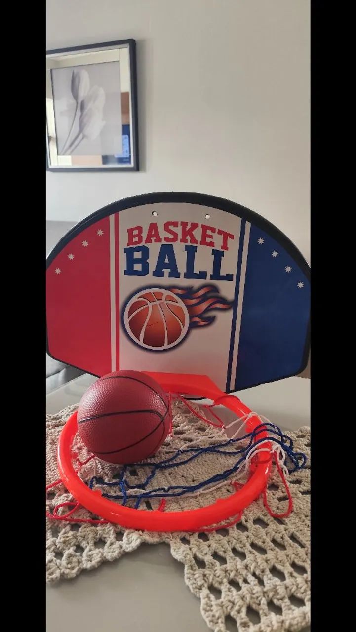 Cesta basquete infantil 