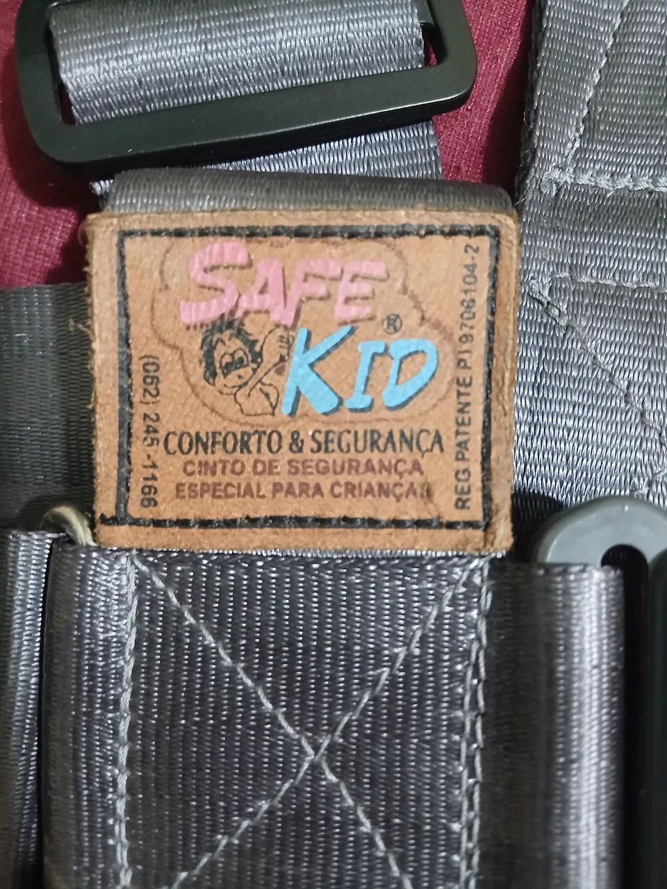 Cinto de segurança infantil ótimo estado  - Foto 2