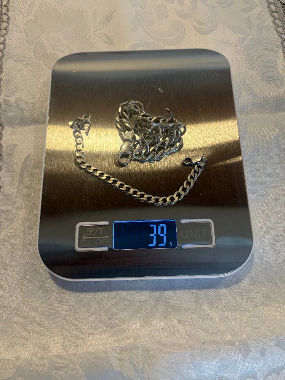 Kit 2 Pulseiras Prata 925 Maciça - Elo Grumet - 39g - Foto 3
