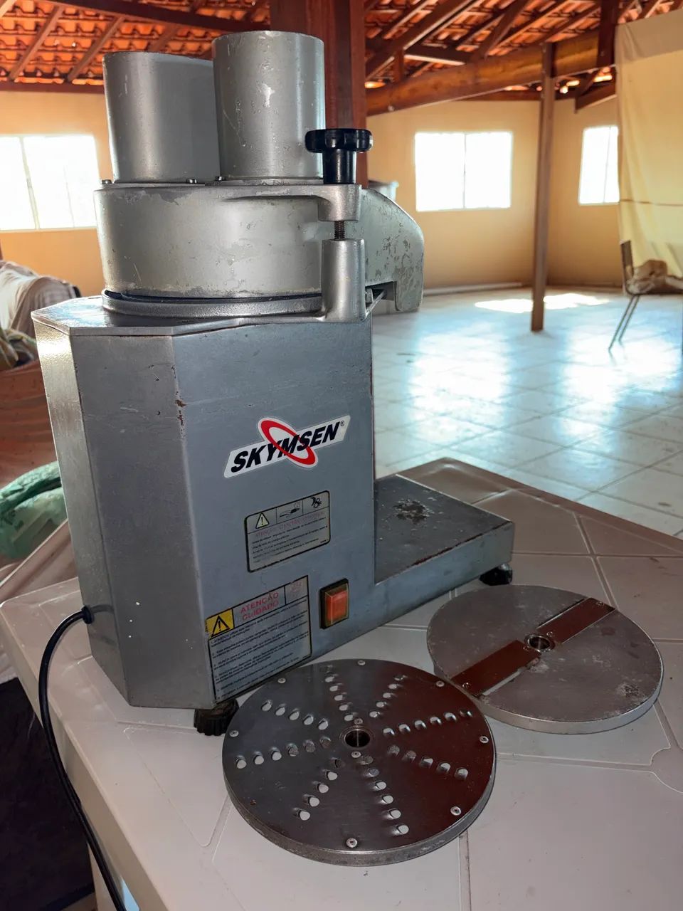     Processador de Alimentos Industrial Skymsen PA-7SE + 3 Discos