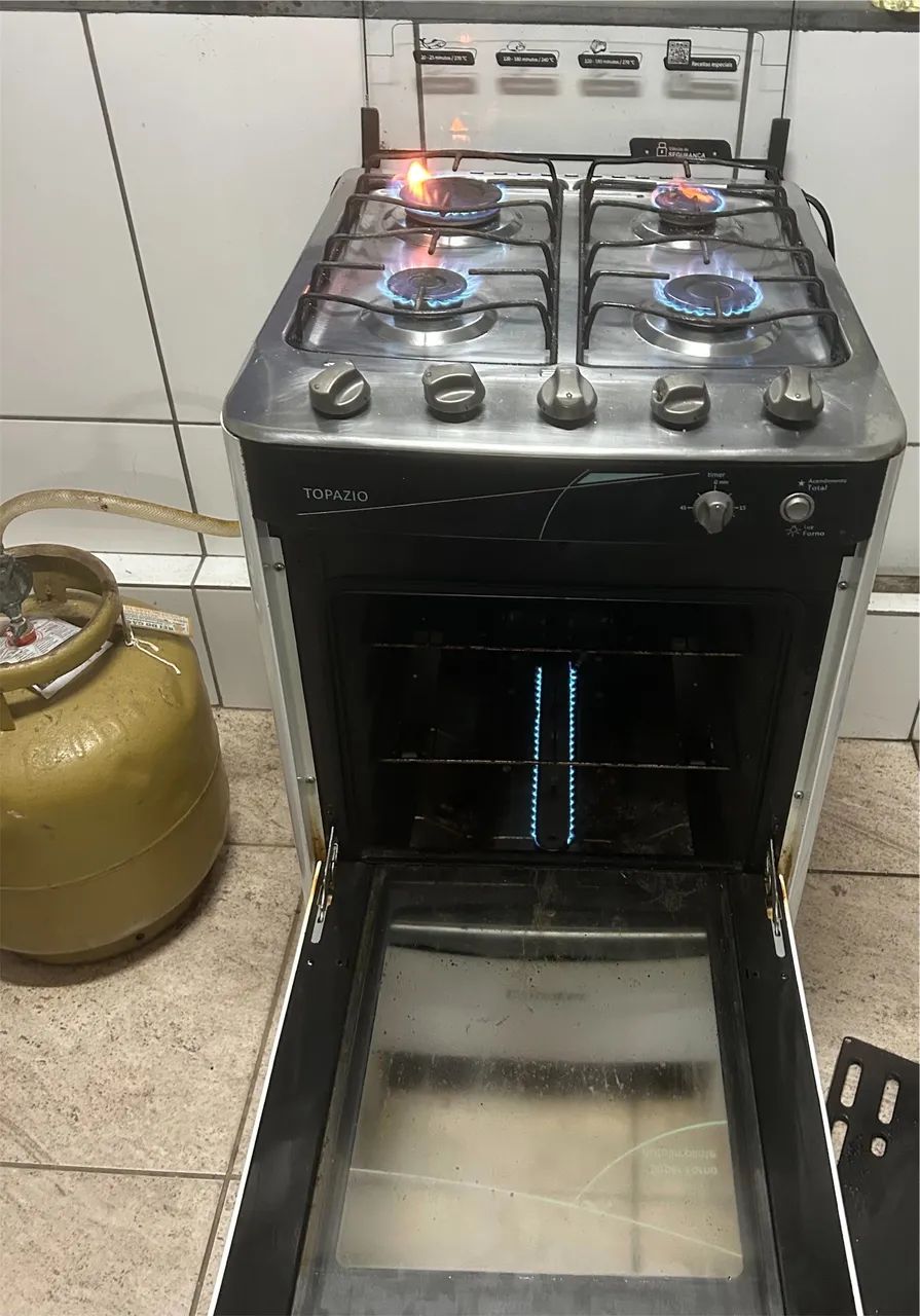 Fogão Esmaltec Topázio 4 Bocas Automático  - Foto 2