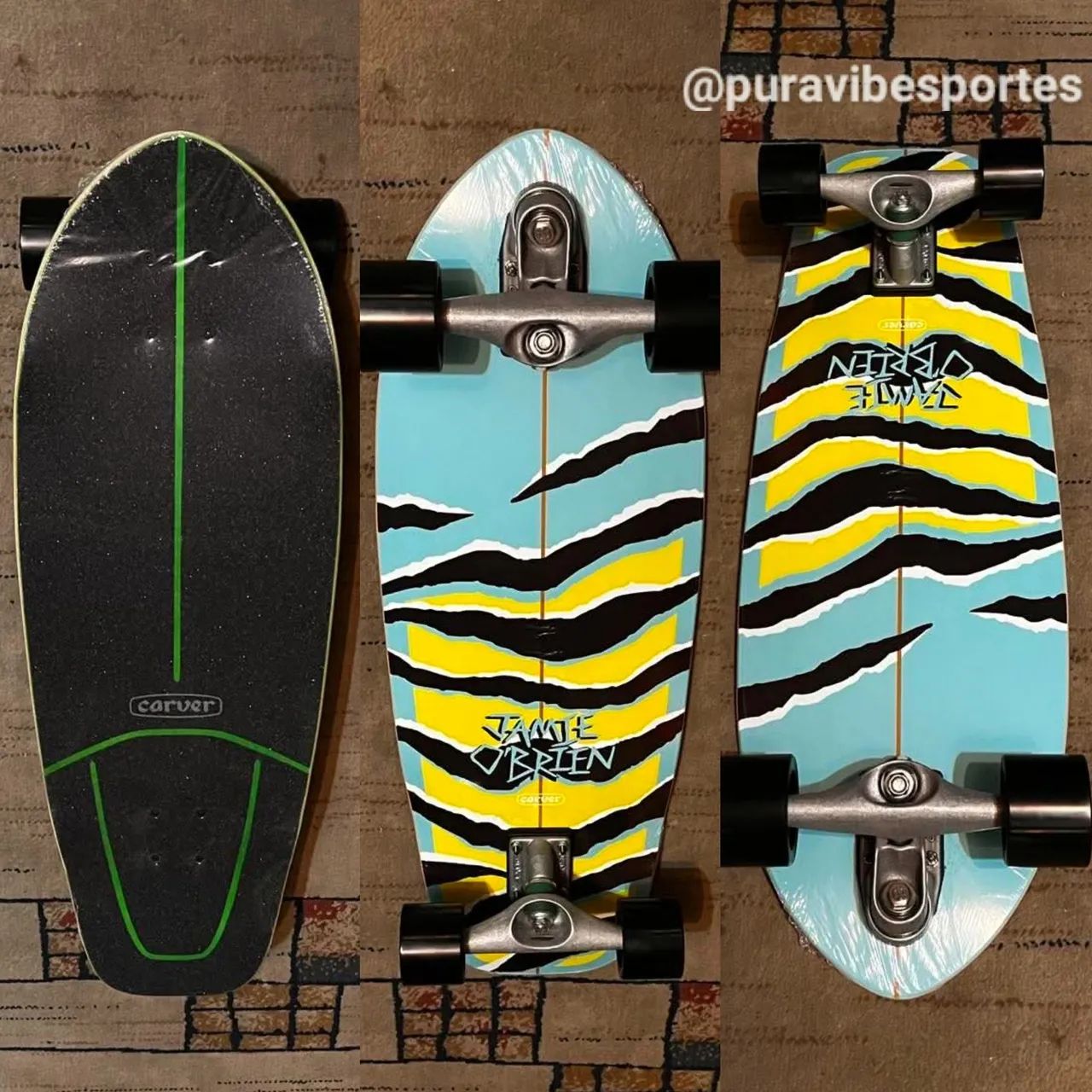 Skate Carver Jamie Obrien C7 Novo Zero Km Simulador Surf
