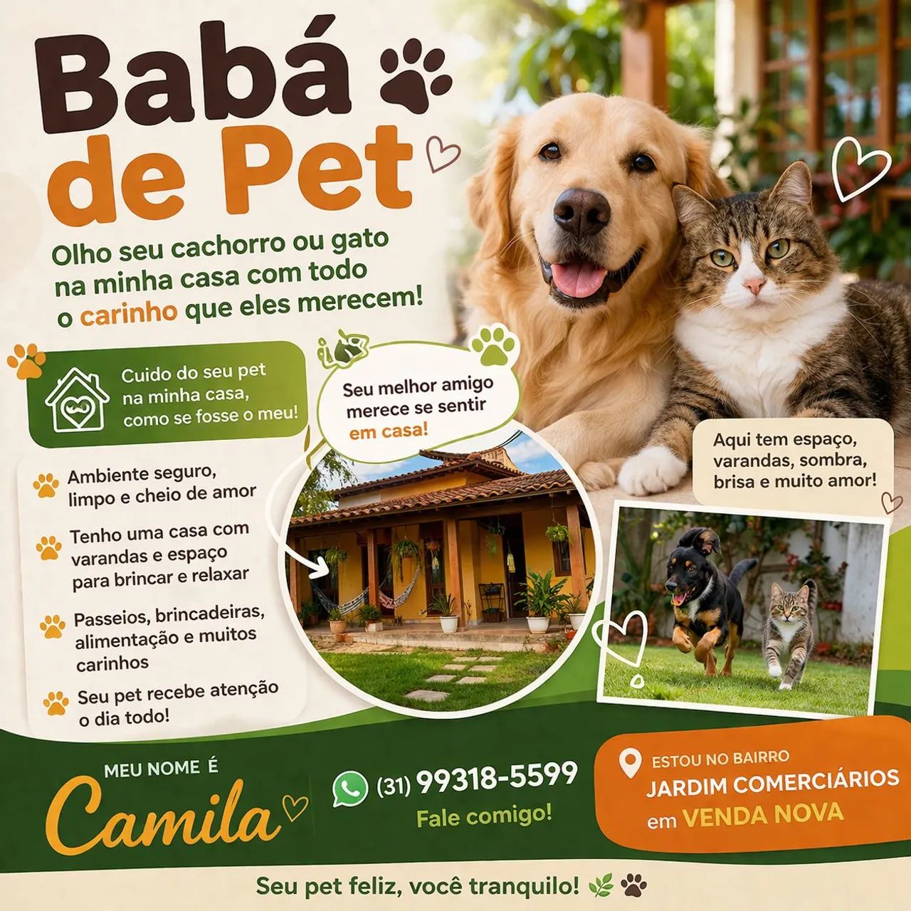 Hotelzinho para Cachorro ou Gato