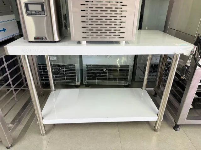 MESA INOX 1200X600X850 COM SUBMESA - URUMAX